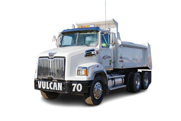 Vulcan Contracting Rental Dump Truck in Alaska